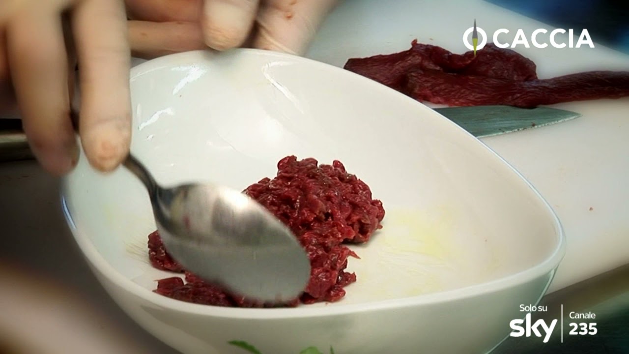 tartare di lombo di capriolo