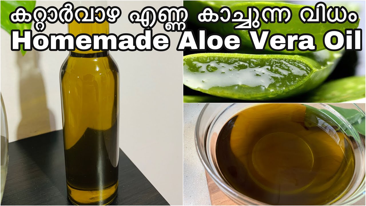 മുടി കൊഴിച്ചിലിന്‌ best |മുടി തഴച്ചു വളരാൻ കറ്റാർവാഴ എണ്ണ| how to make Aloe Vera hair oil|Kachiyenna