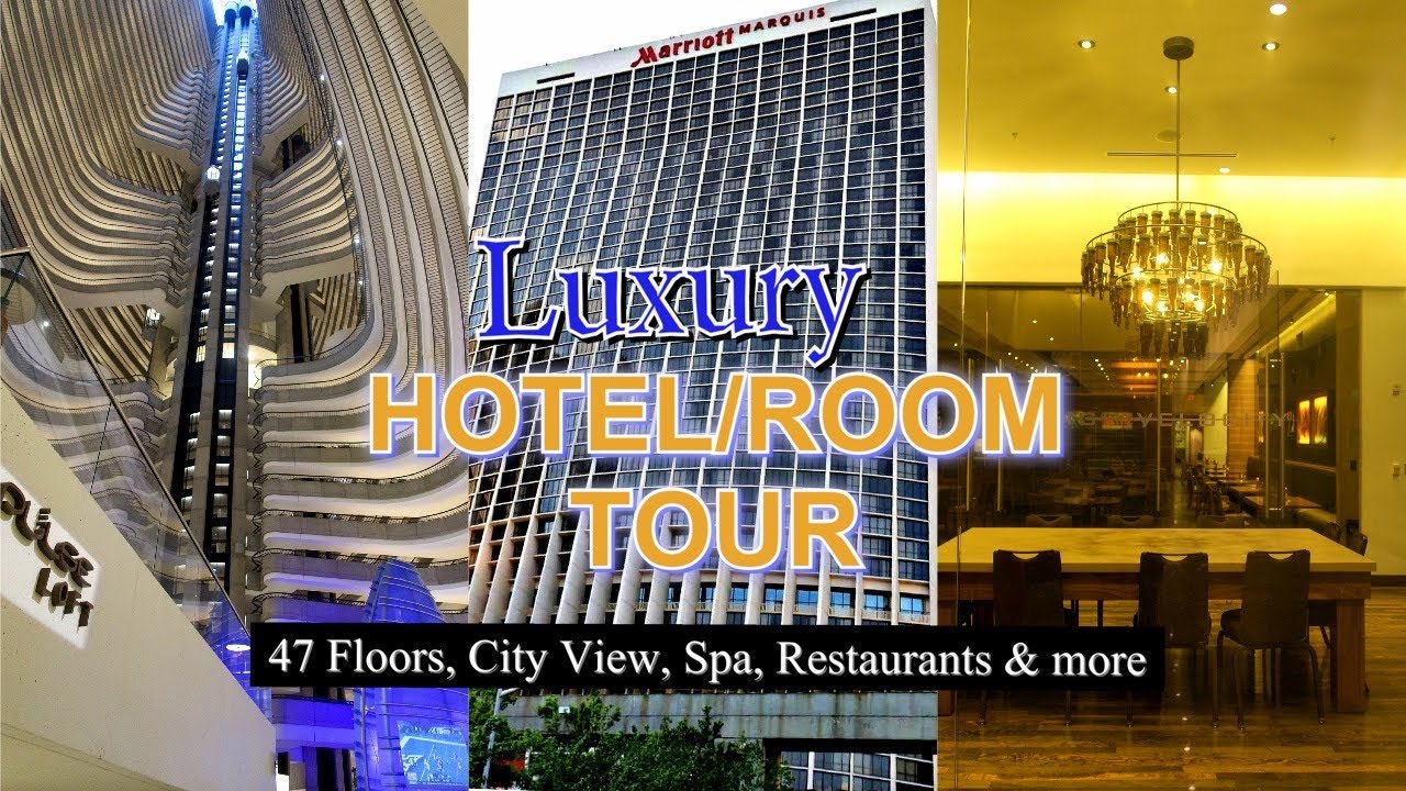 ТУР ПО ОТЕЛЮ + ТУР ПО НОМЕРАМ: MARRIOTT MARQUIS ATLANTA | ОБЗОР ОТЕЛЯ | МЕСТА ДЛЯ ОСТАНОВКИ В АТЛ...