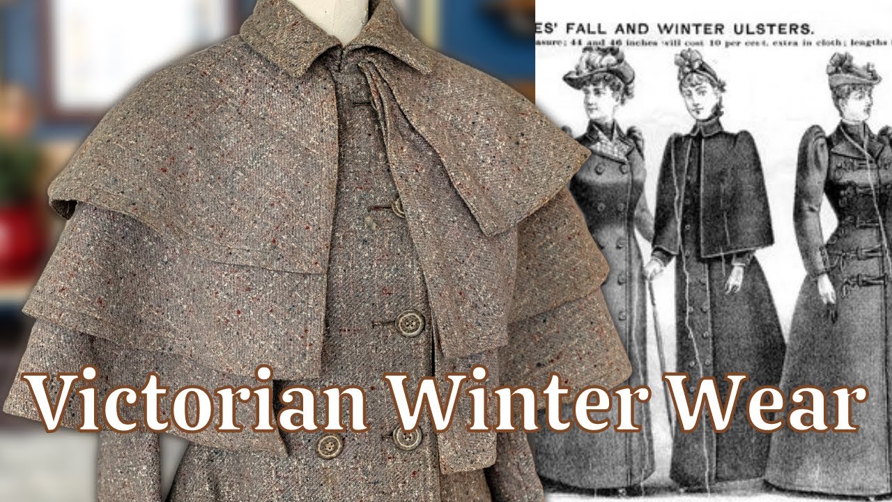 Unboxing a Victorian Women's Winter Coat || Antique Clothing Haul || Dark Academia Style