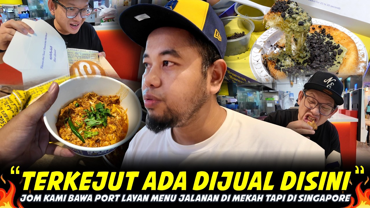 TERKEJUT..DI MEKAH MEREKA JUAL TEPI JALAN SAHAJA...Kedai Ini Bawa Menu Jalanan Mekah Ke Singapore
