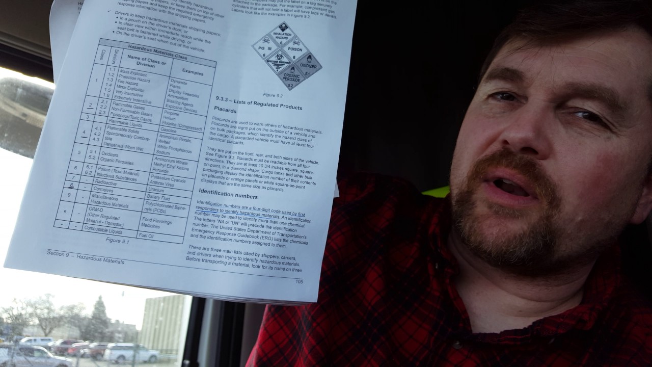 Tips for passing Hazardous Materials CDL test. Hazmat endorsement Haz mat. Part 1