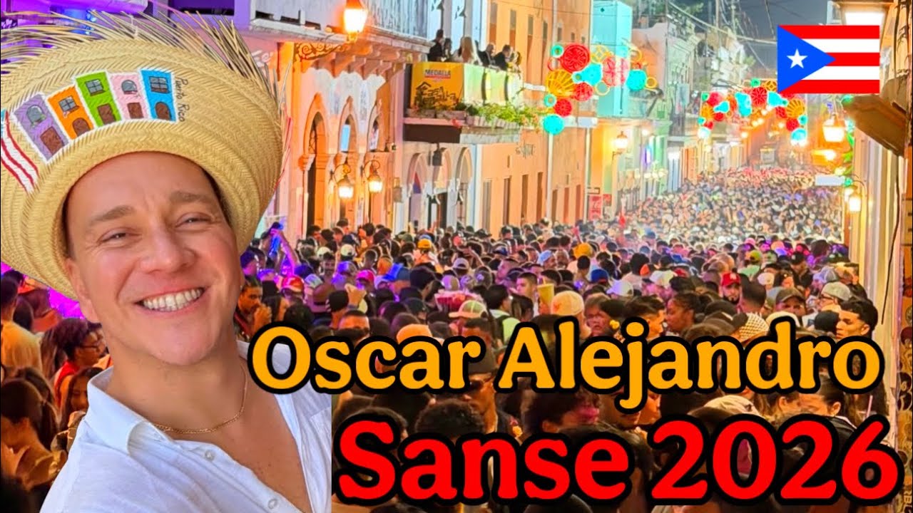 OSCAR ALEJANDRO en Las Fiestas de la Calle San Sebastián | San Juan Puerto Rico 🇵🇷