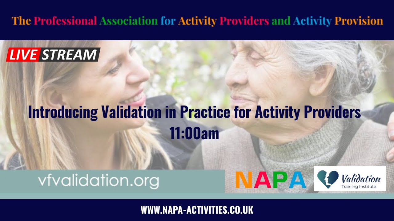 Introducing Validation in Practice for Activity Providers