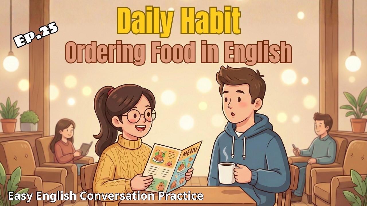 Daily Habit: 10 Restaurant Phrases You’ll Use Every Time | A1–A2 | English Podcast