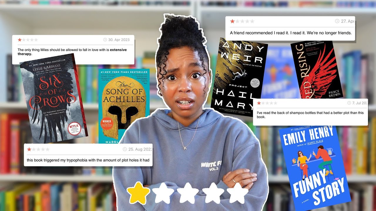 The Most Hilarious One-Star Book Reviews of my favorite books