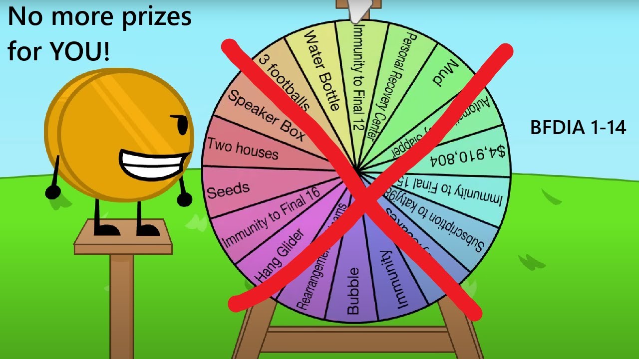 BFDIA: What if there were no prizes? (Part 1: BFDIA 1-14)