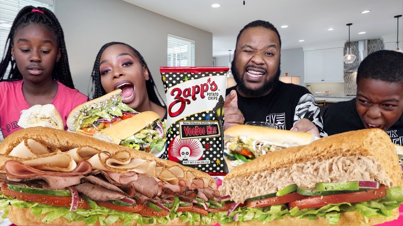 VEGAN TUNA RECIPE | SUBWAY MUKBANG | EATING SHOW