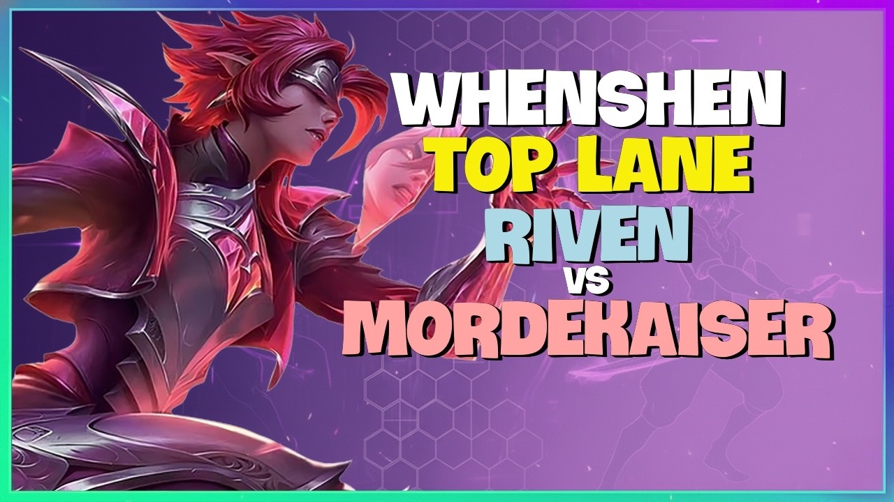 Rank 1 Riven : This Dude is WRECKING Challenger Mordekaiser with DEVASTATING Mechanics