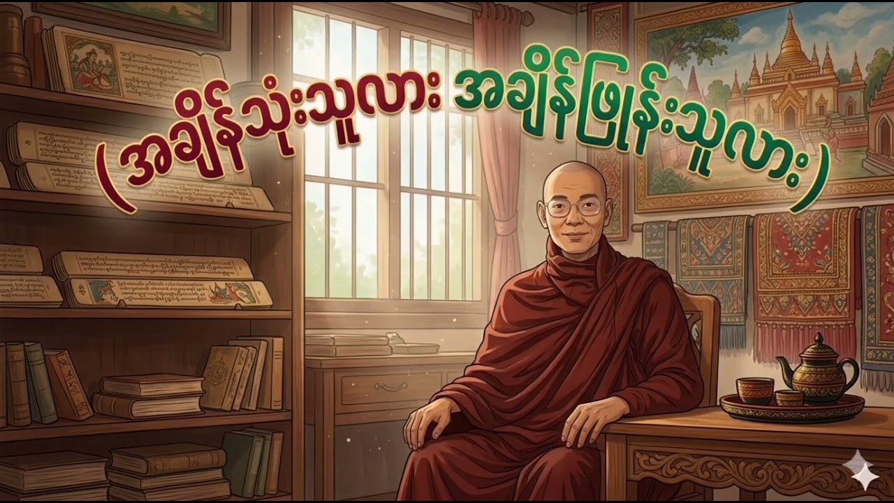 အချိန်သုံးသူလား အချိန်ဖြုန်းသူလား -ပါချုပ်ဆရာတော် @Damma-DarNa 