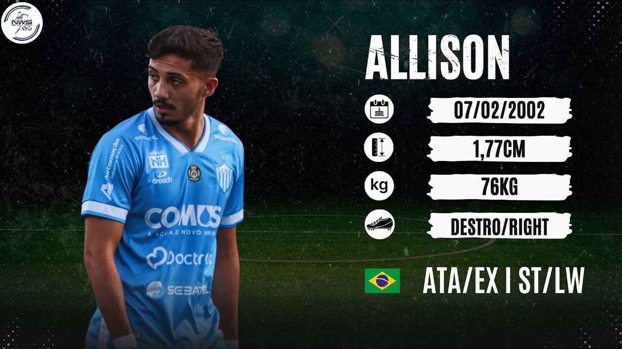 ALLISON - ATACANTE/EXTREMA - GAUCHÃO 2026