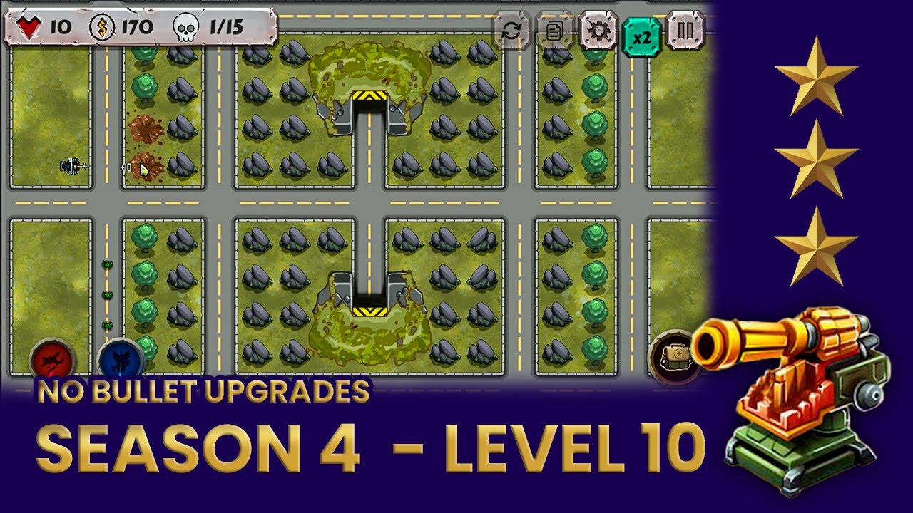 Battle Strategy: Tower Defense - Season 4 Level 10 Walkthrough