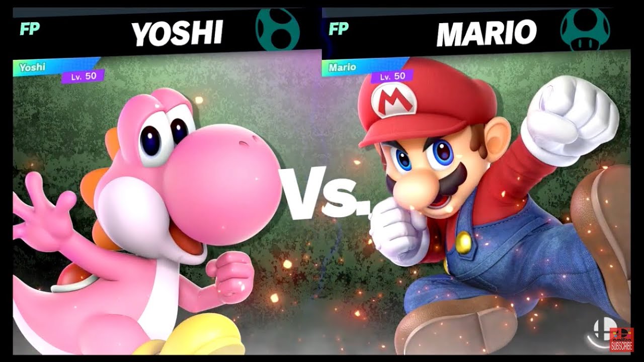 Super Smash Bros Ultimate Amiibo Fights – Request #24135 Yoshi vs Mario