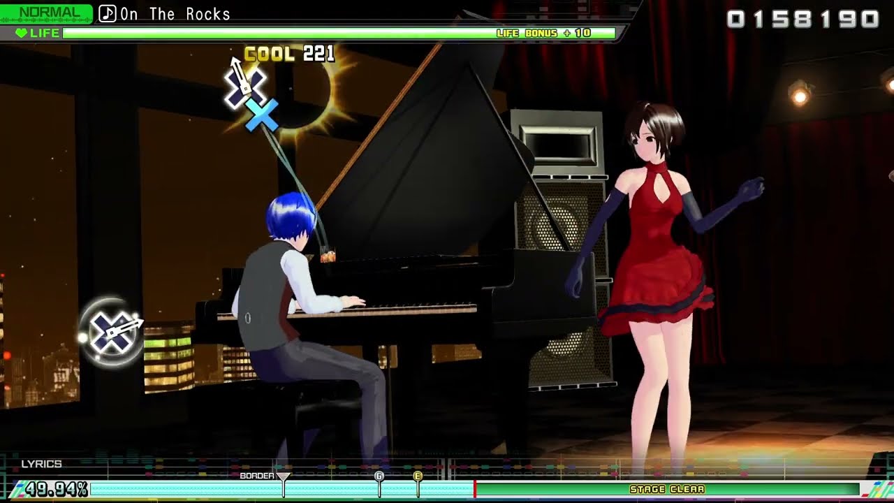 Project DIVA Mega Mix+ - On The Rocks [Gameplay] [PC] [HD] [60 FPS]