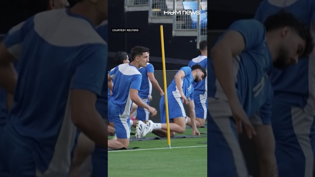 First Look: Iran's World Cup Training in the U.S. #WorldCup #Football #Iran