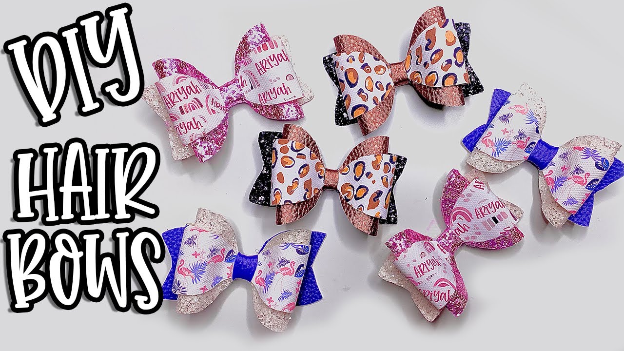 DIY: Hair Bows with CUSTOM Fabric