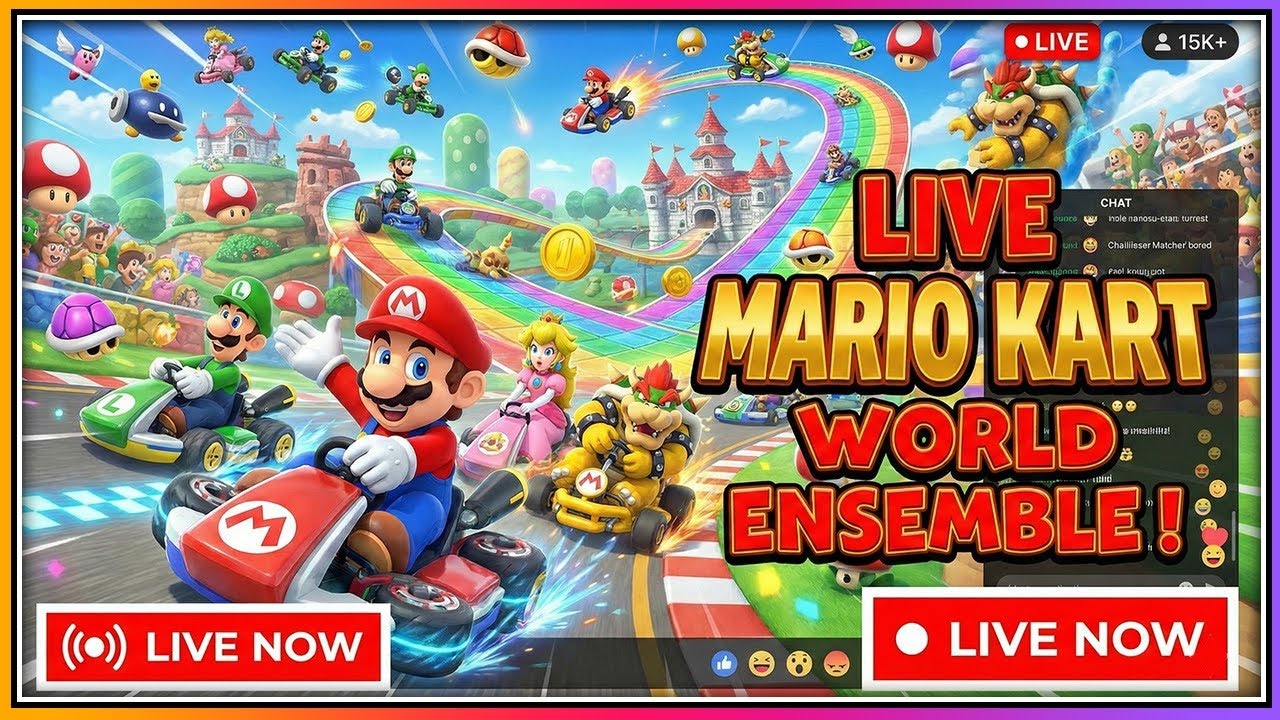 On Se Retrouve en Live sur Mario KartWorld !! Prêts à Gagner ?