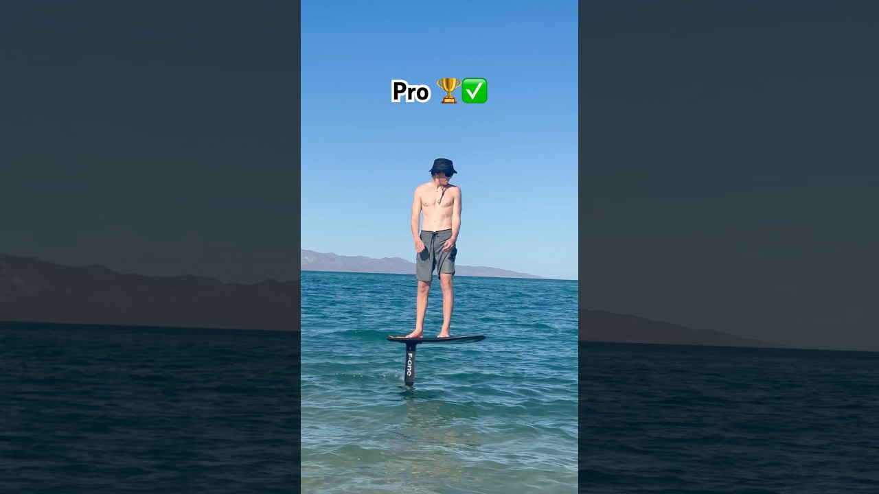 Hydrofoil Progression ! #shorts