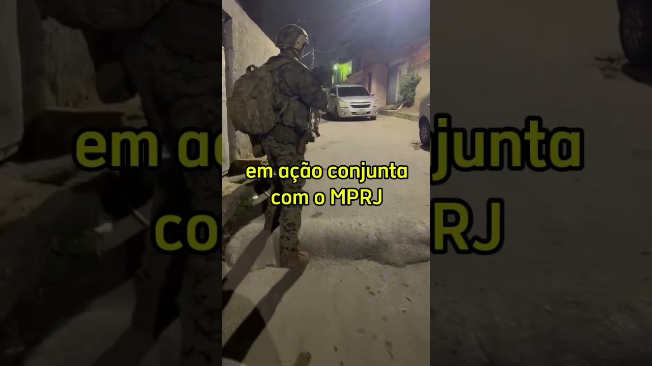 GORILA PRESO! A&Ccedil;&Atilde;O CONJUNTA DA PMERJ E MPRJ EM DUQUE DE CAXIAS! #pmerj #servireproteger