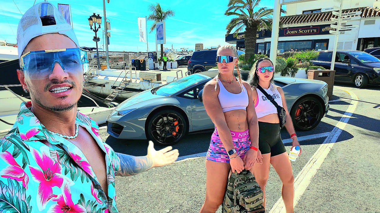 Aici ai ce vrei in Marbella , masini sport si femei | Romanii sunt saraci dar conduc Lamborghini
