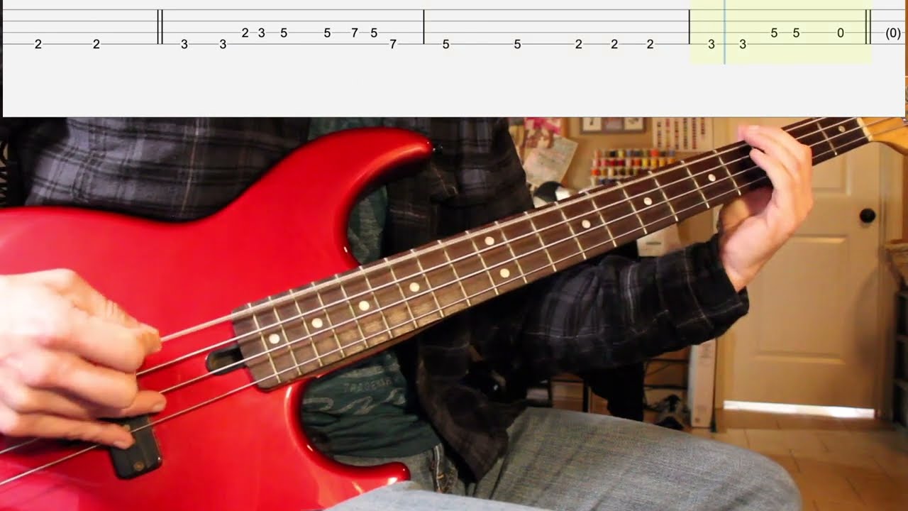 Fuel - Hemorrhage (In My Hands) (Bass Cover With Tab)