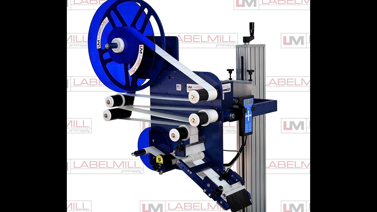 Applying Labels to Continuous Film with LabelMill LM1510 Servo Drive Label Applicator