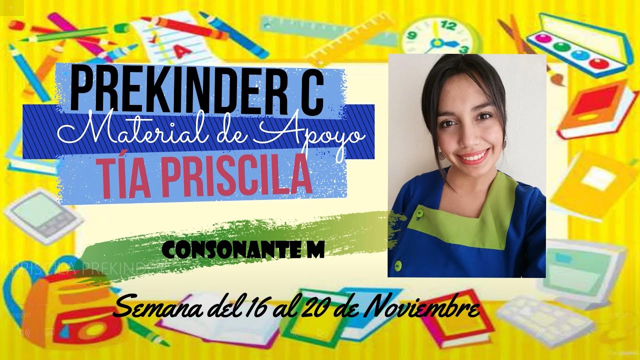 Prekinder C - Consonante M