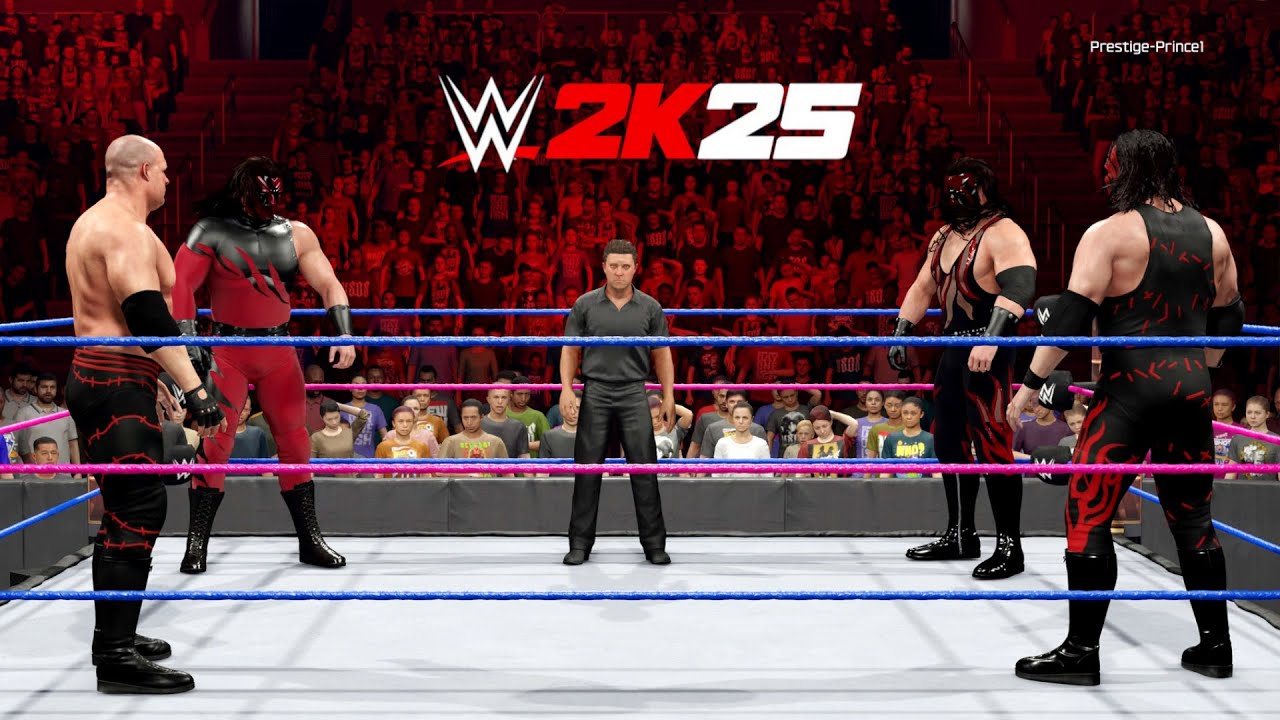 WWE 2K25 - Kane 99' Vs Kane 01' Vs Kane 08' Vs Kane I Fatal 4 Way Match (PS5)