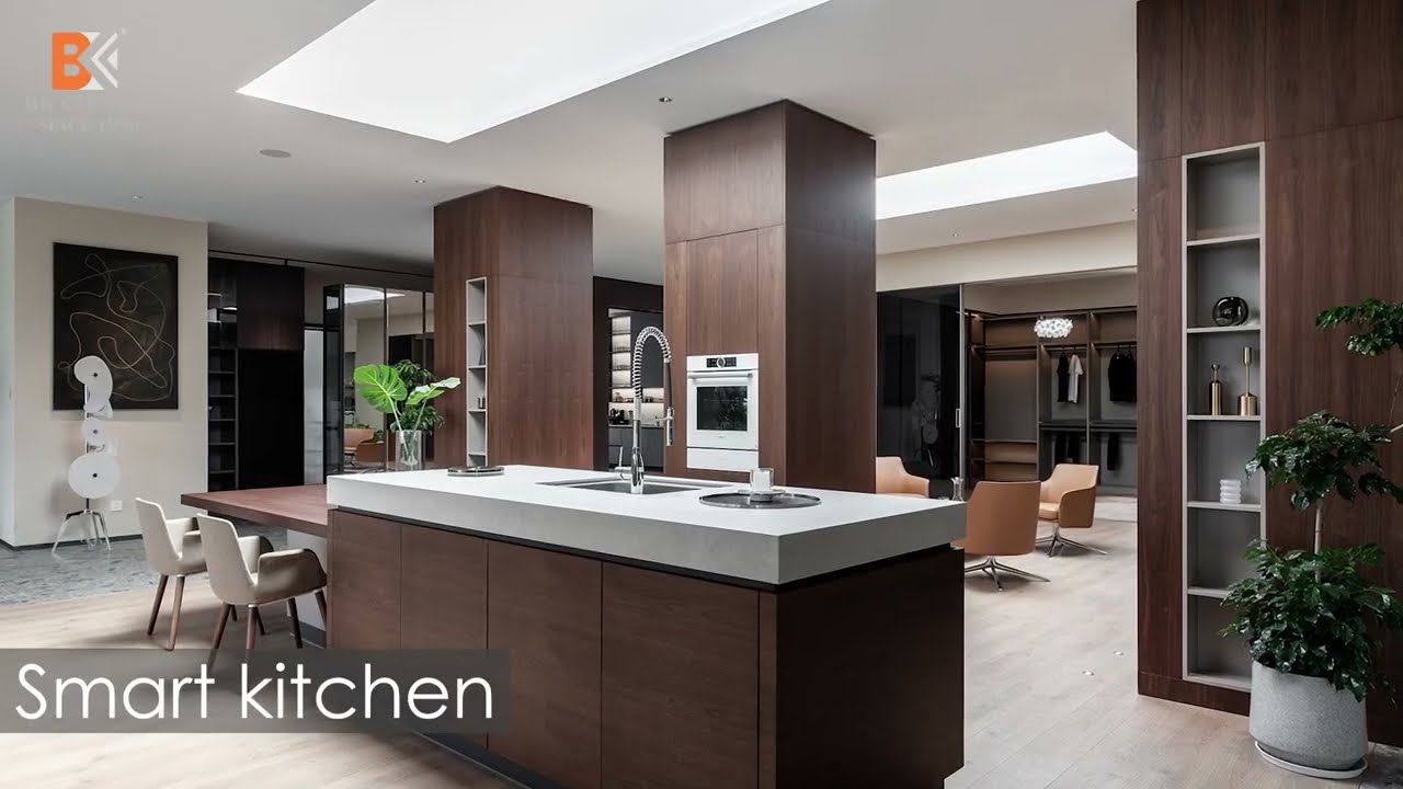 High-end Dark Brown Kitchen Cabinet You'll Love From The First Sight ! Modern Kitchen Design