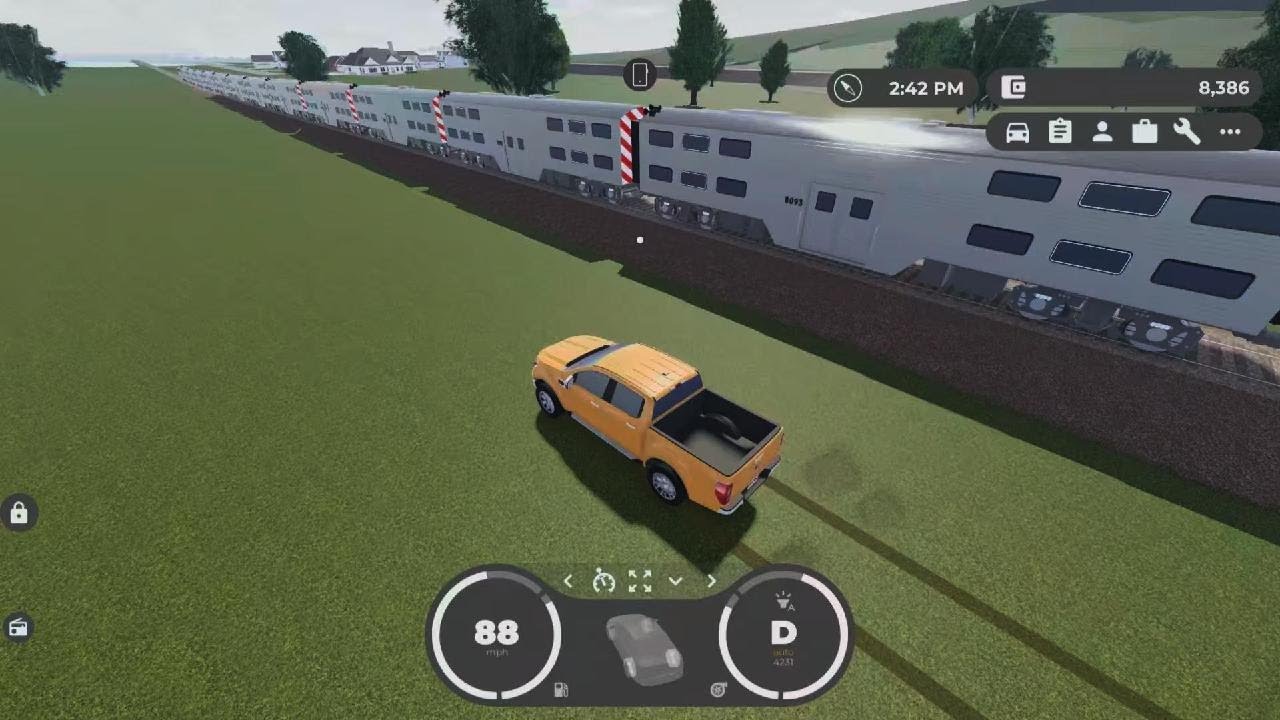 Ford Ranger vs Train
