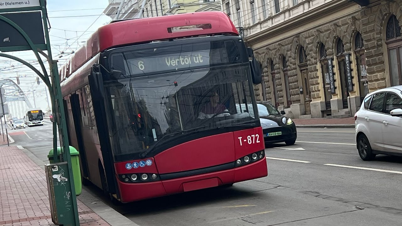 Utazás egy Szegedi Solaris Trollino 12AC típusú trolibusszal