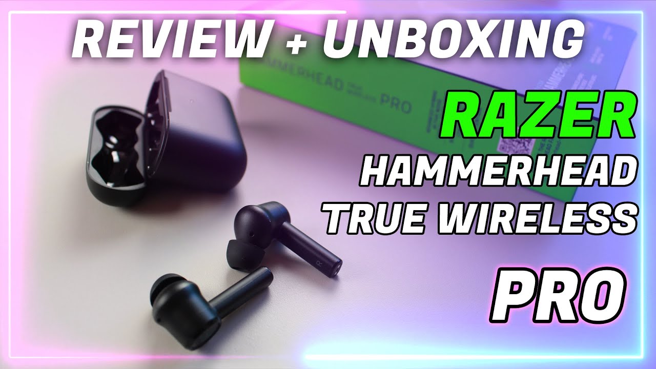 REVIEW y UNBOXING Razer HAMMERHEAD True Wireless PRO: los TWS con ANC y BAJA LATENCIA!