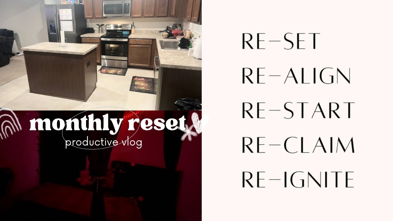 Resetting My Life for the New Month ✨ deep clean & refresh!