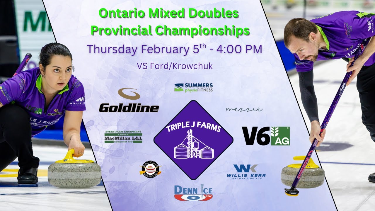 Ontario Mixed Doubles Provincial Championships Game #1 vs Ford/Krowchuk