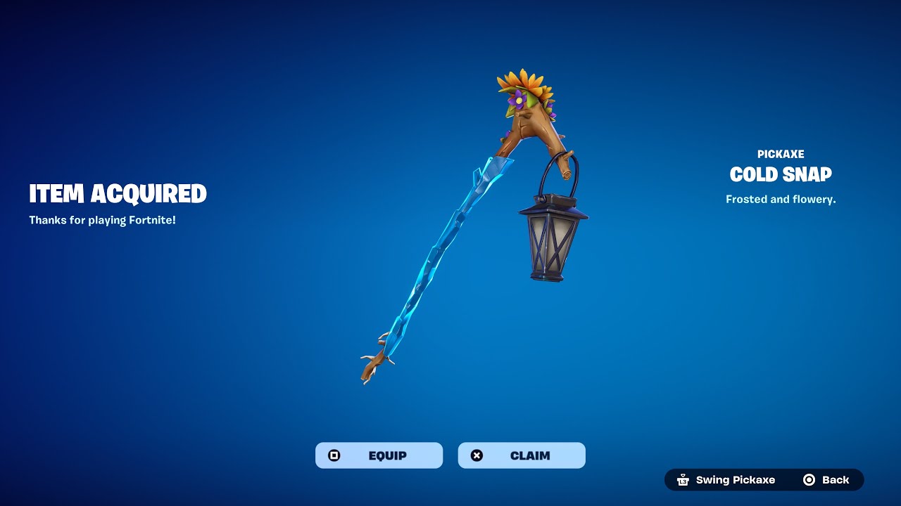 COLD SNAP PICKAXE RETURN RELEASE DATE IN FORTNITE ITEM SHOP 2026!