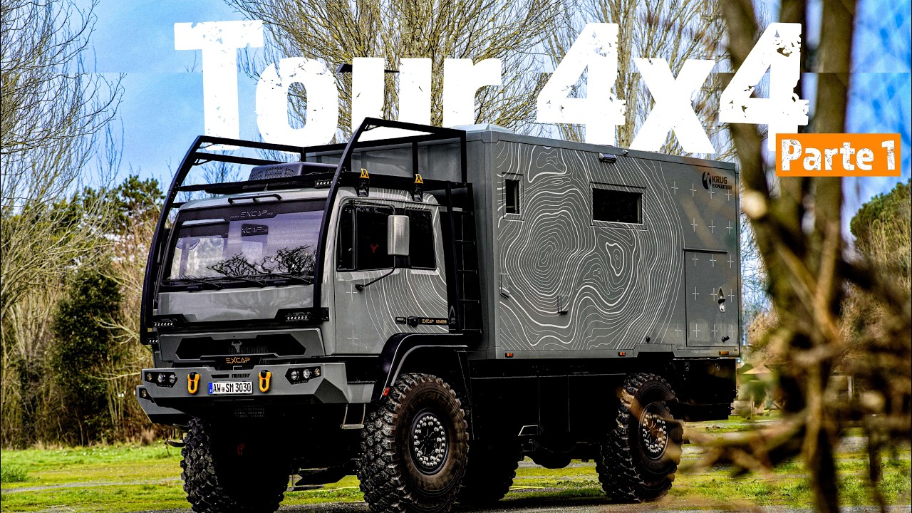 TOUR PELO CAMINHÃO DE EXPEDIÇÃO 4X4 EXCAP STEYR 12M28 I Tour Externo Parte 1 Ep 192