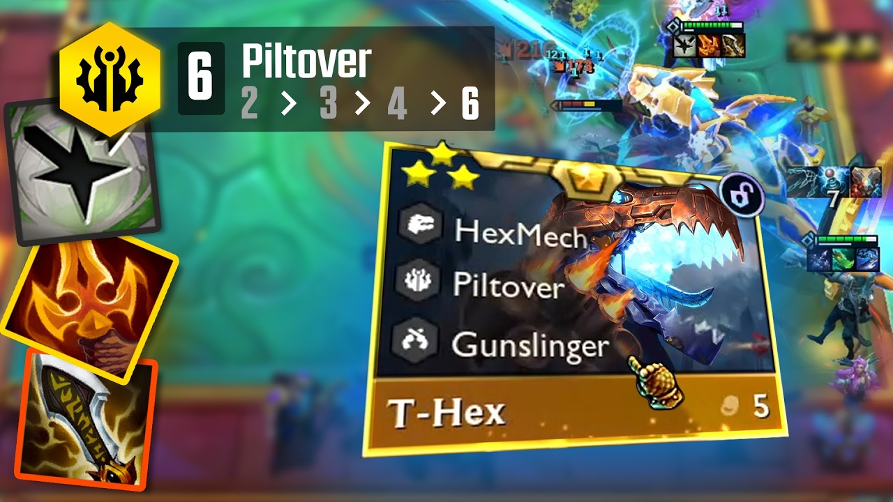 6 PİLTOVER T-HEX NASIL OYNANIR ?!! | LoL TFT Taktik Savaşları