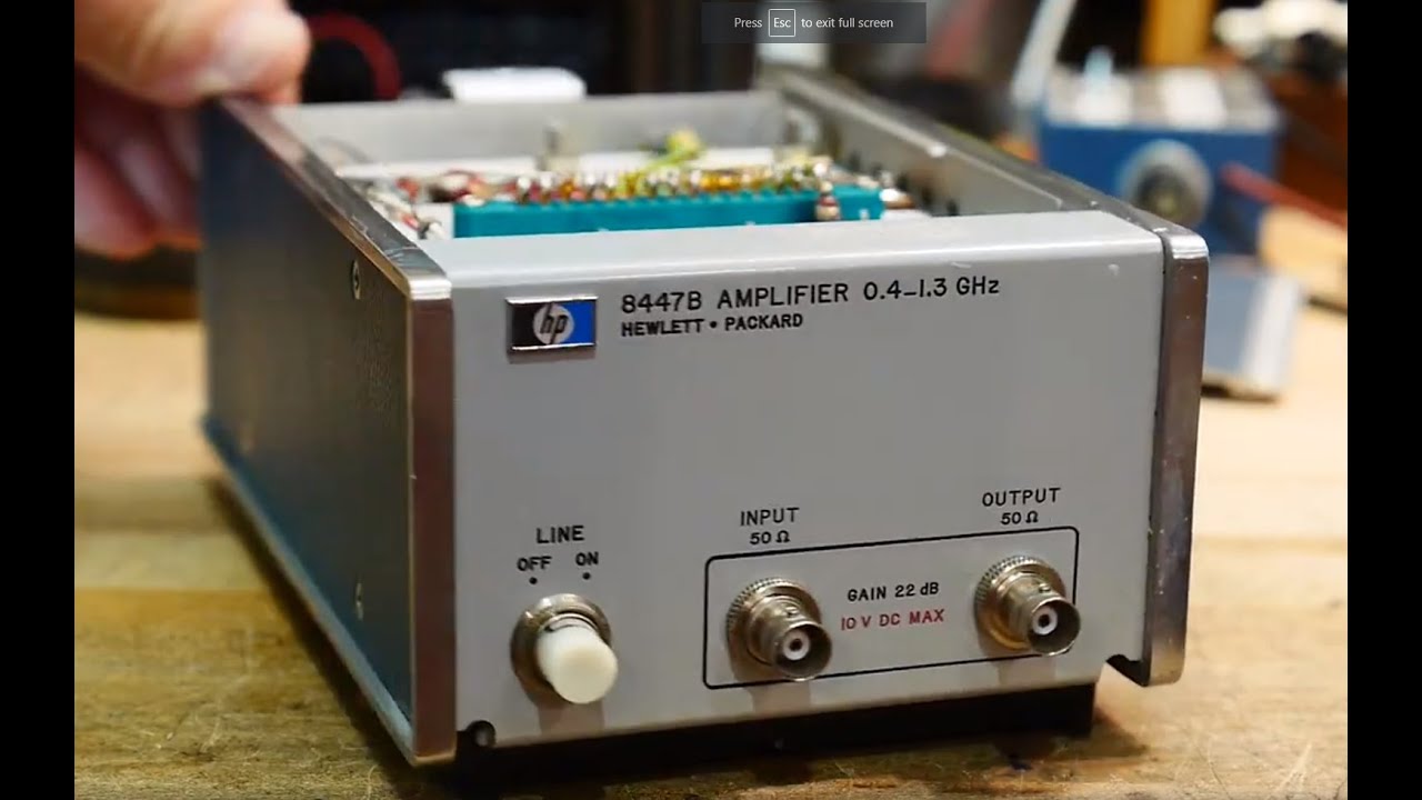 #541 HP Lab Bench Amplifier