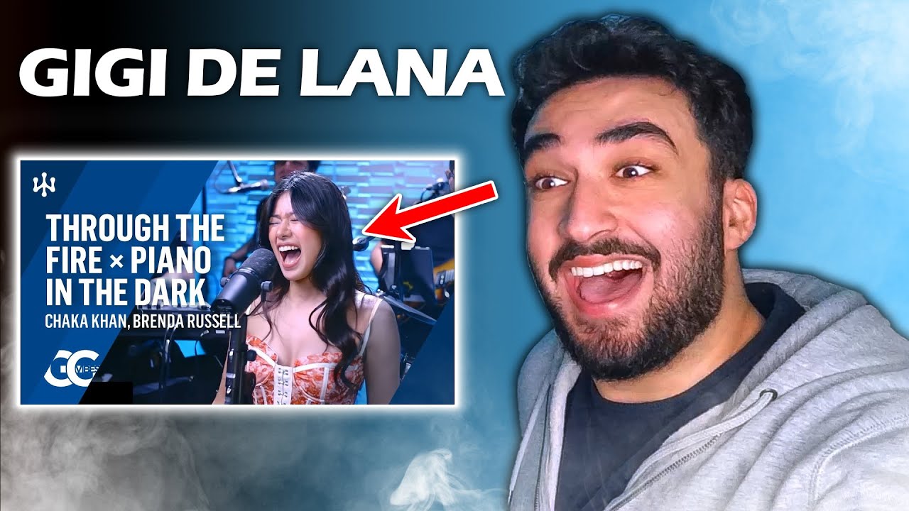 FIRST TIME REACTION to Gigi De Lana - Through the Fire × Piano in The Dark