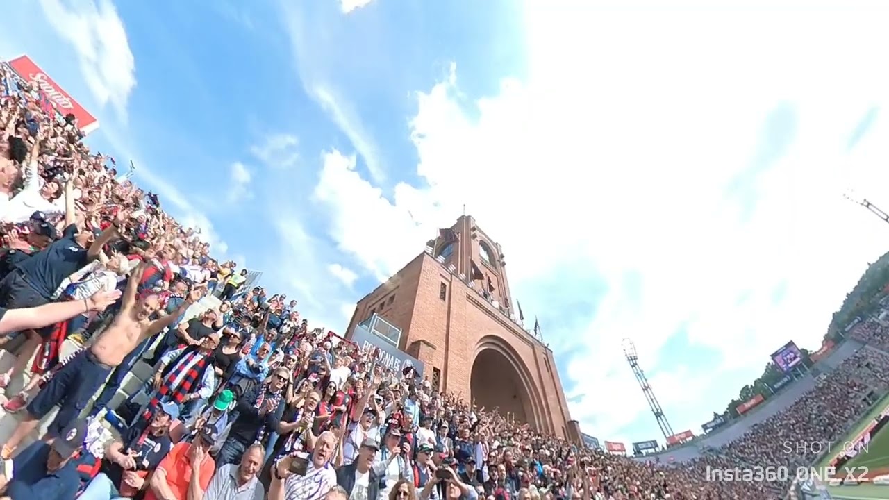 Coreografia Bologna BFC stadio Renato Dall'Ara 28 aprile 2024 (Bologna FC vs Udinese)