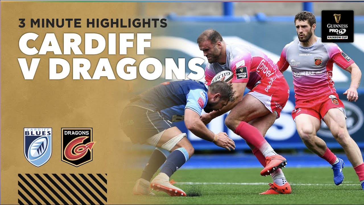3 Minute Highlights: Cardiff Blues v Dragons | Round 2 | Guinness PRO14 Rainbow Cup