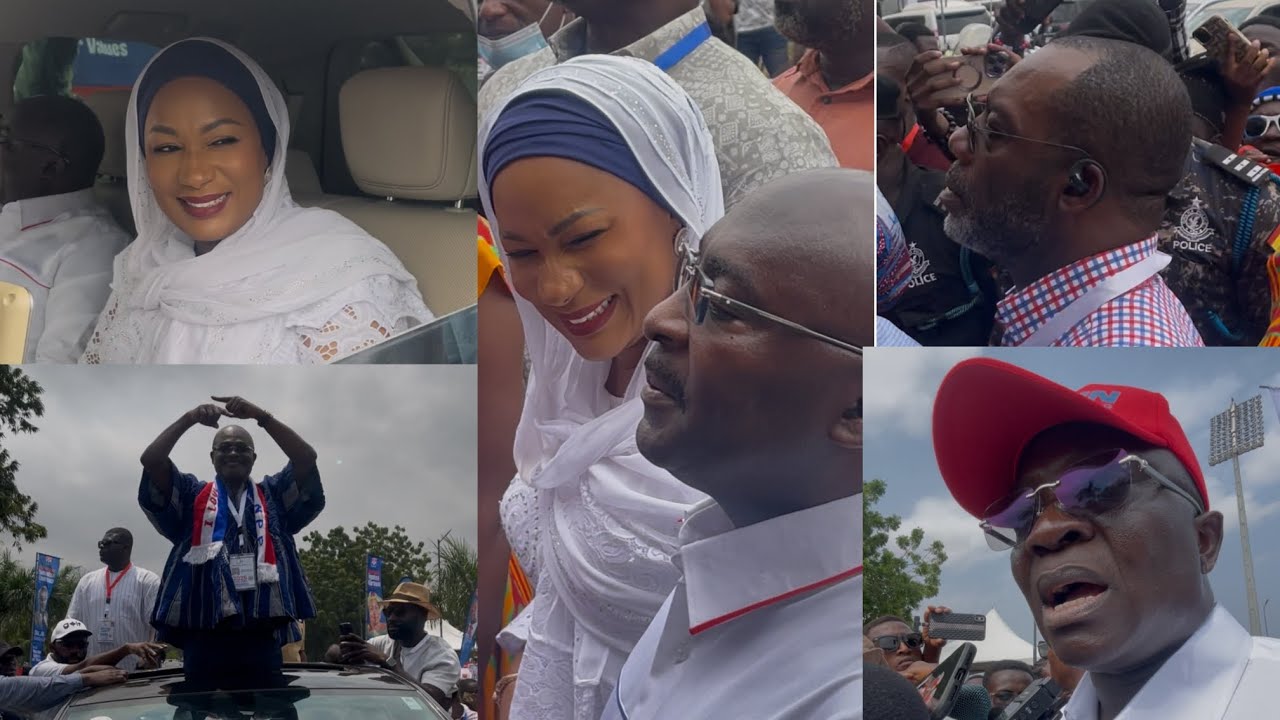 Dr Bawumia, Samira & Napo Give Hon Kennedy Showdown arrival at Npp National Delegates Conference 25
