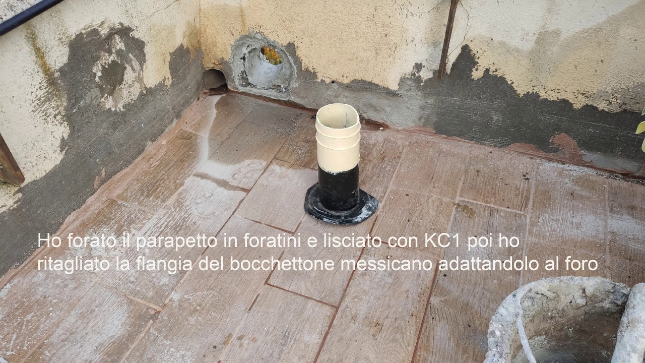 allagamento del terrazzo, come risolvere