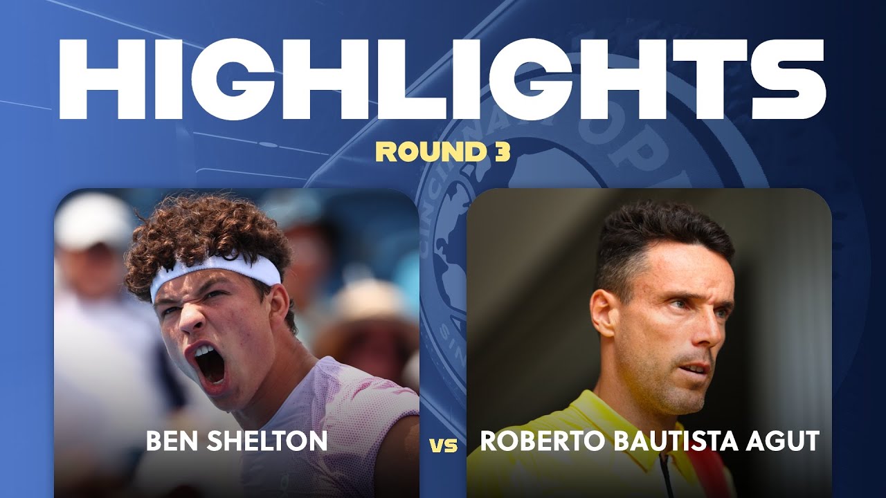 Shelton vs. Bautista Agut | Cincinnati Open | Round 3