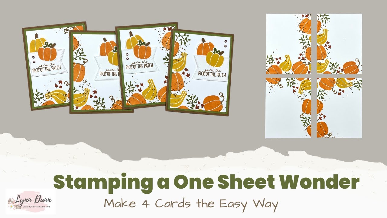 Stamping 4 Easy One Sheet Wonder Cards
