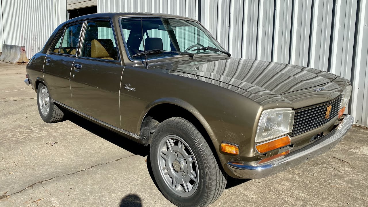 Peugeot 504 - Diesel Cold Start at 28 Degrees