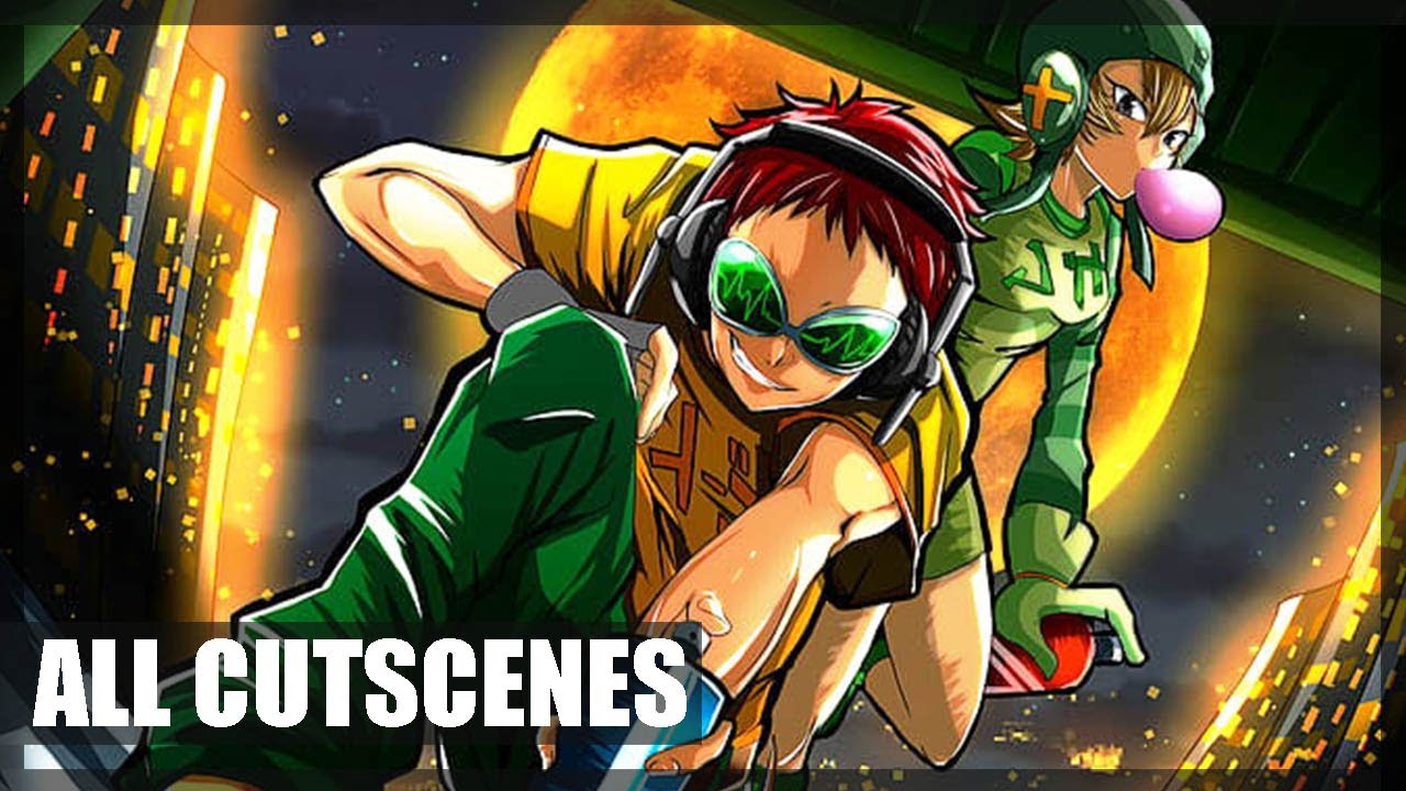 Jet Set Radio Future - All Cutscenes (Game Movie HD)