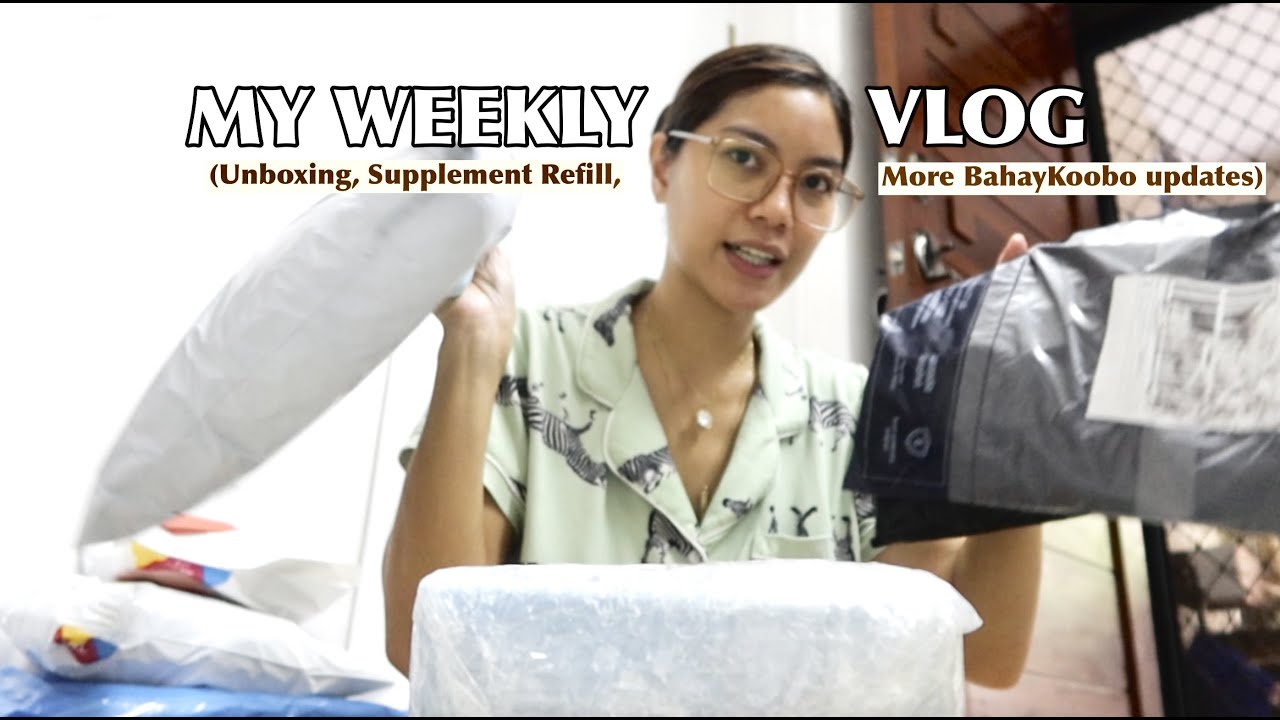 VLOG · 8.8 UNBOXING + SUPPLEMENTS REFILL + MORE #BAHAYKOOBO UPDATES (AUGUST 2022)