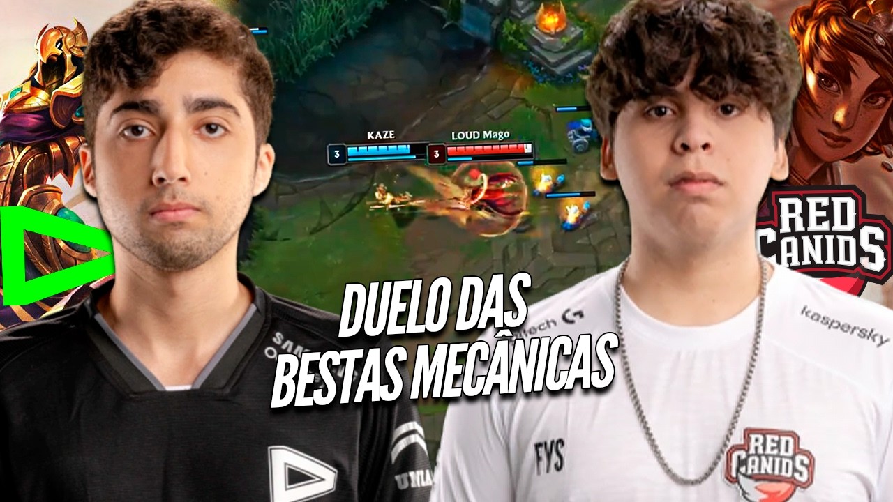 QUANDO JEAN MAGO e KAZE se ENFRENTAM na SOLOQ, LOUD vs RED - DUELO de FINAL de CBLOL 2026