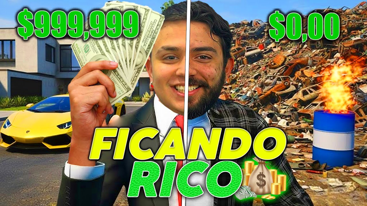 DE MENDIGO A MILIONÁRIO no GTA RP! (Paulinho o LOKO)